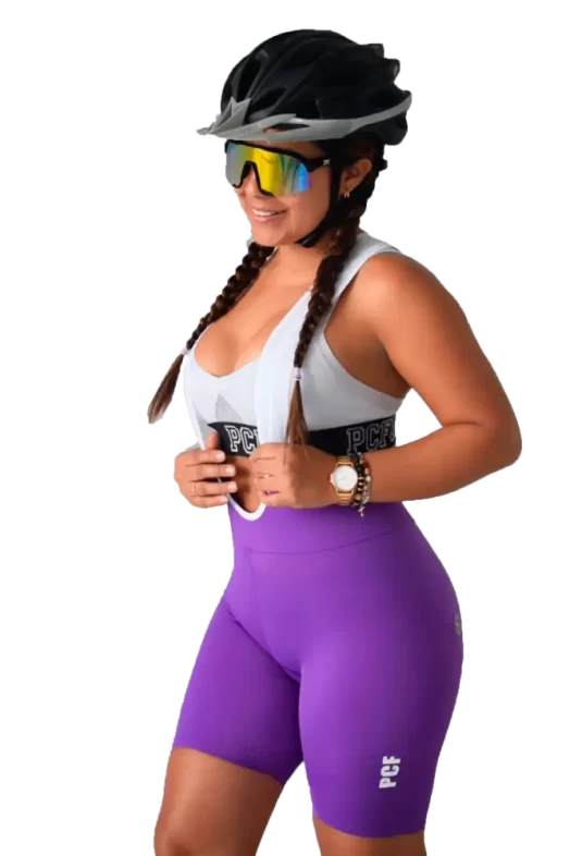 licra PRO dama - performance morada  ref pd-5-13